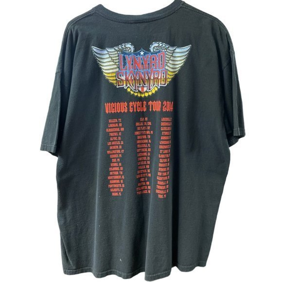 2004 Lynyrd Skynyrd Vicious Cycle Tour Concert Tee - Picture 8 of 14